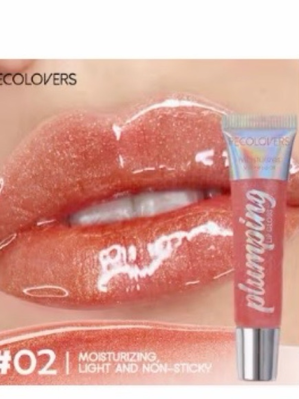 Plumping Lip Gloss - Shimmering Peach #02
